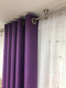 Миниатюра изображения товара Комплект штор Модный текстиль 06L / 112MT222611 (260x180, 2шт, фиолетовый)