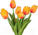Миниатюра изображения товара Искусственный букет Lefard Тюльпан / 23-244 (9шт)