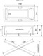 Миниатюра изображения товара Ванна акриловая Triton Алекса 170x75 (с ножками)
