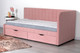 Миниатюра изображения товара Кровать-тахта DiArt София правая (велюр Ultra Rose)
