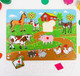 Миниатюра изображения товара Сортер Лесная мастерская Рамка-вкладка. Веселая ферма / 763041