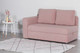 Миниатюра изображения товара Тахта DiArt Студент левая (велюр Ultra Rose)