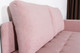 Миниатюра изображения товара Тахта DiArt Студент правая (велюр Ultra Rose)