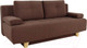 Миниатюра изображения товара Диван DiArt Глория (велюр Ultra Chocolate)