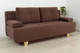 Миниатюра изображения товара Диван DiArt Глория (велюр Ultra Chocolate)
