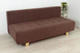 Миниатюра изображения товара Диван DiArt Глория (велюр Ultra Chocolate)