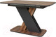 Миниатюра изображения товара Обеденный стол Аквилон Аврора раздвижной (авелано/графит)