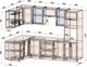 Миниатюра изображения товара Кухонный гарнитур Interline Тренд 1.68x2.8 ВТ левая (луна/белый/серый каспий)