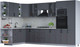 Миниатюра изображения товара Кухонный гарнитур Интерлиния Тренд 1.88x3.4 ВТ левая (пепел/пепел/опал светлый)