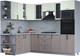 Миниатюра изображения товара Кухонный гарнитур Интерлиния Тренд 1.88x2.6 ВТ левая (луна/белый/серый каспий)