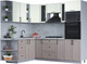 Миниатюра изображения товара Кухонный гарнитур Интерлиния Тренд 1.88x2.4 ВТ левая (луна/белый/серый каспий)
