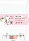 Миниатюра изображения товара Сменный блок листов Meshu Kittens / MS_48988 (80л)