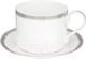 Миниатюра изображения товара Чашка с блюдцем Lefard Crown / 590-462 (платиновый)