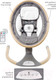 Миниатюра изображения товара Детский шезлонг Amarobaby Ergo Swing / AB22-22ERGO/11 (серый)