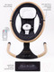 Миниатюра изображения товара Детский шезлонг Amarobaby Ergo Swing / AB22-22ERGO/09 (черный)