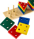 Миниатюра изображения товара Сортер Лесная мастерская Пирамидка логическая Фигуры / 442650