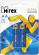 Миниатюра изображения товара Комплект батареек Mirex AA LR6 / 23702-LR6-E2 (2шт)