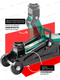 Миниатюра изображения товара Подкатной домкрат RockForce RF-T820028 (52437)
