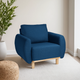 Миниатюра изображения товара Кресло мягкое Mio Tesoro Тулисия (синий)