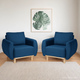 Миниатюра изображения товара Кресло мягкое Mio Tesoro Тулисия (синий)