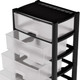 Миниатюра изображения товара Комод пластиковый Альтернатива Колорит / М8764 (черный)