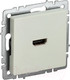 Миниатюра изображения товара Розетка IEK Brite BR-H10-K10 (бежевый)