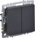 Миниатюра изображения товара Выключатель IEK Brite BR-V22-0-10-K53 (графит)