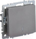 Миниатюра изображения товара Выключатель IEK Brite BR-V10-1-10-K46 (сталь)