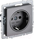 Миниатюра изображения товара Розетка IEK Brite BR-R14-16-K46 (сталь)