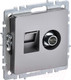 Миниатюра изображения товара Розетка IEK Brite BR-AK20-1-K46 (сталь)
