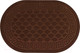 Миниатюра изображения товара Коврик грязезащитный Kovroff Чешуйки овал 60x90 / ПО/04/03/03 (коричневый)