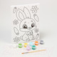 Миниатюра изображения товара Картина по номерам Школа талантов Зайка с морковками / 9071312