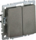 Миниатюра изображения товара Выключатель IEK Brite BR-V20-0-10-K45 (темная бронза)