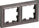 Миниатюра изображения товара Рамка для выключателей и розеток IEK Brite BR-M22-44-K45 (темная бронза)