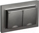 Миниатюра изображения товара Розетка IEK Brite BR-R26-16-44-K45-F (темная бронза)