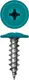Миниатюра изображения товара Саморез Admiral МЦП Острый 4.2x16мм RAL 5021 (500шт, бирюзовый)