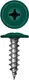 Миниатюра изображения товара Саморез Admiral МЦП Острый 4.2x25мм RAL 6005 (500шт, зеленый мох)