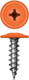Миниатюра изображения товара Саморез Admiral МЦСП Сверло 4.2x16мм RAL 2004 (500шт, оранжевый)