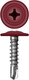 Миниатюра изображения товара Саморез Admiral МЦСП Сверло 4.2x19мм RAL 3005 (500шт, красное вино)