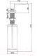 Миниатюра изображения товара Дозатор встраиваемый в мойку Gerhans K50403A
