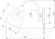 Миниатюра изображения товара Бра Евросвет Gabriella 30026/1 (античная бронза)