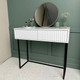 Миниатюра изображения товара Туалетный столик Shtabe Royal 5011 эко (белый/белый/черный)