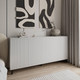 Миниатюра изображения товара Тумба Shtabe Royal 5057 эко (белый/белый/черный)