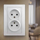 Миниатюра изображения товара Розетка INTRO Plano 1-204-01 / Б0053904 (белый)