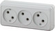 Миниатюра изображения товара Розетка INTRO Quadro 2-205-01 / Б0053809 (белый)