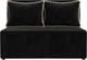 Миниатюра изображения товара Диван Лига Диванов Лагуна (велюр черный/кант велюр бежевый)