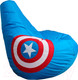 Миниатюра изображения товара Бескаркасное кресло Kreslomeshki Груша XXL / SG-130x90-KA (Капитан Америка)
