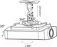 Миниатюра изображения товара Кронштейн для проектора Cactus CS-VM-PR04-BK (черный)