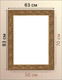 Миниатюра изображения товара Рамка Декарт 50x70 8Л3604 (золото)