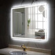 Миниатюра изображения товара Зеркало Пекам Greta 80x65 / greta-80x65B (с подсветкой и сенсором на прикосновение)